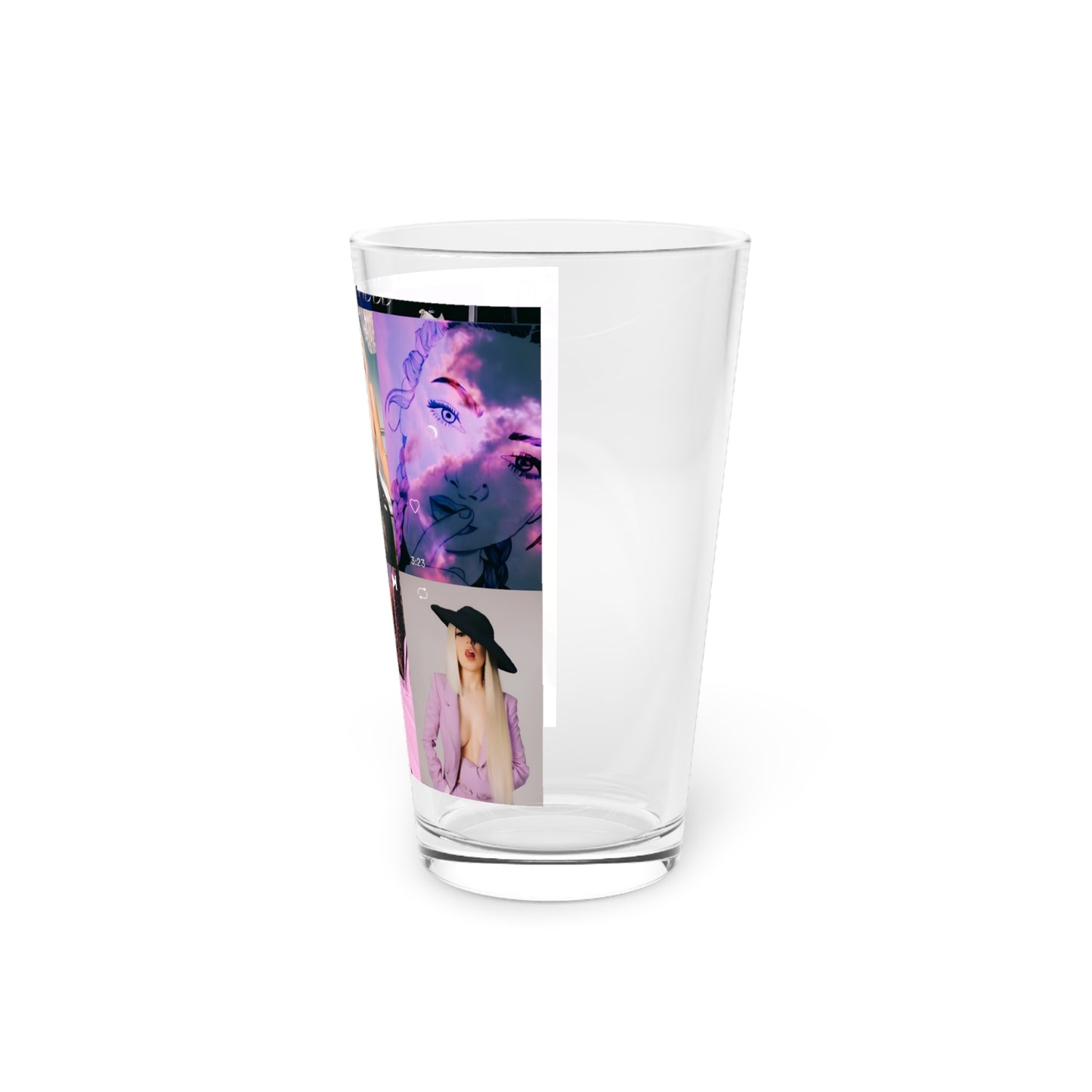 Ava Max Belladonna Photo Collage Pint Glass