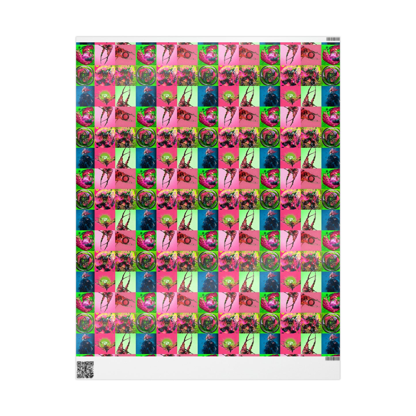 Lady Gaga Dawn of Chromatica Mosaic Gift Wrapping Paper