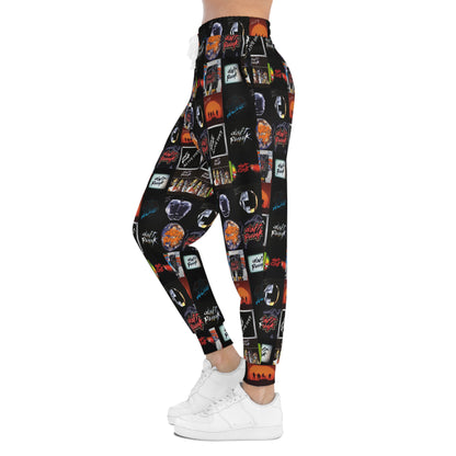 Daft Punk Album Cover Art Collage Athletic Jogger Sweatpants