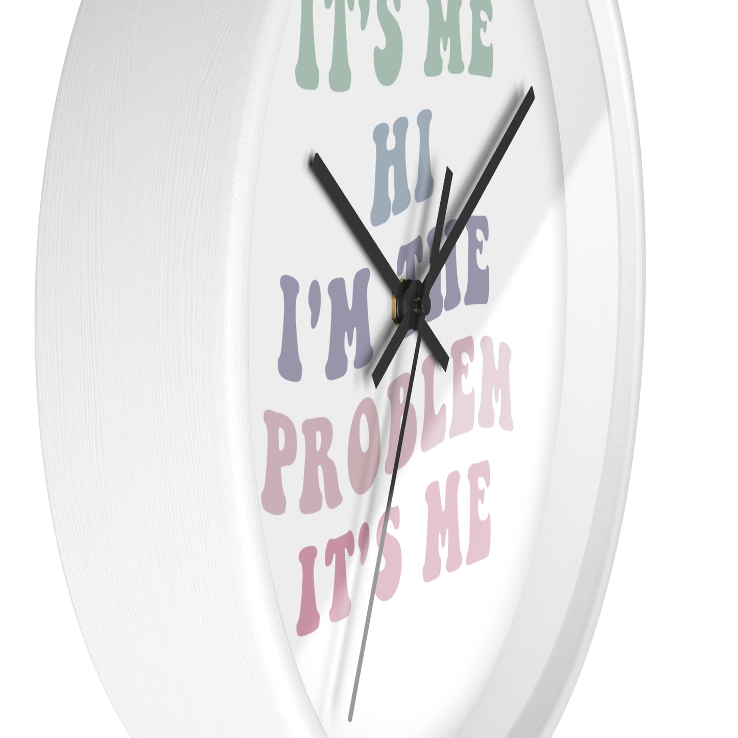 Taylor Swift It's Me Hi Round Wall Clock