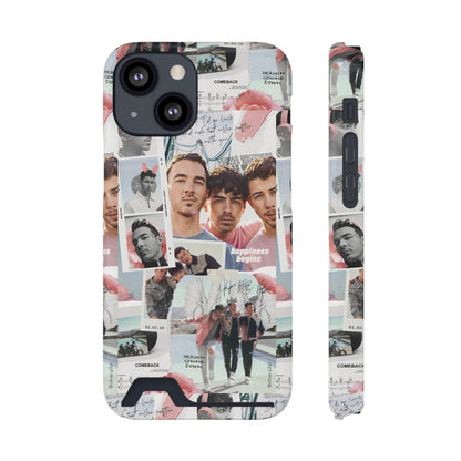 Jonas Brother Happiness Begins Collage Phone Case With Card Holder