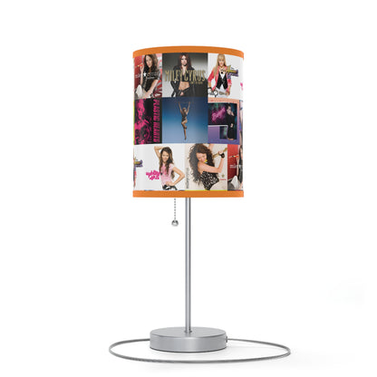 Miley Cyrus Album Cover Collage Lamp on a Stand