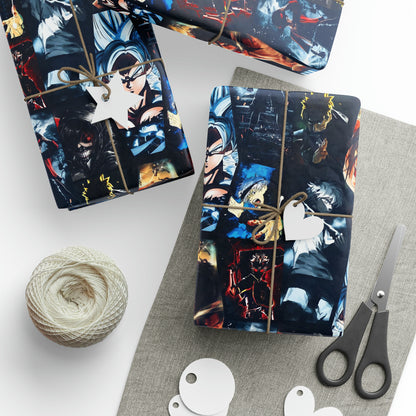 Anime Hero Montage Gift Wrapping Paper