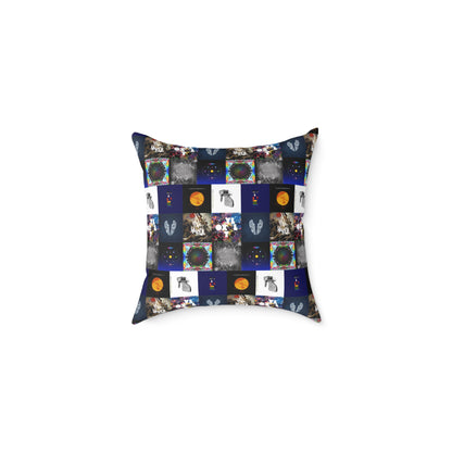 Colplay Album Cover Collage Spun Polyester Pillow