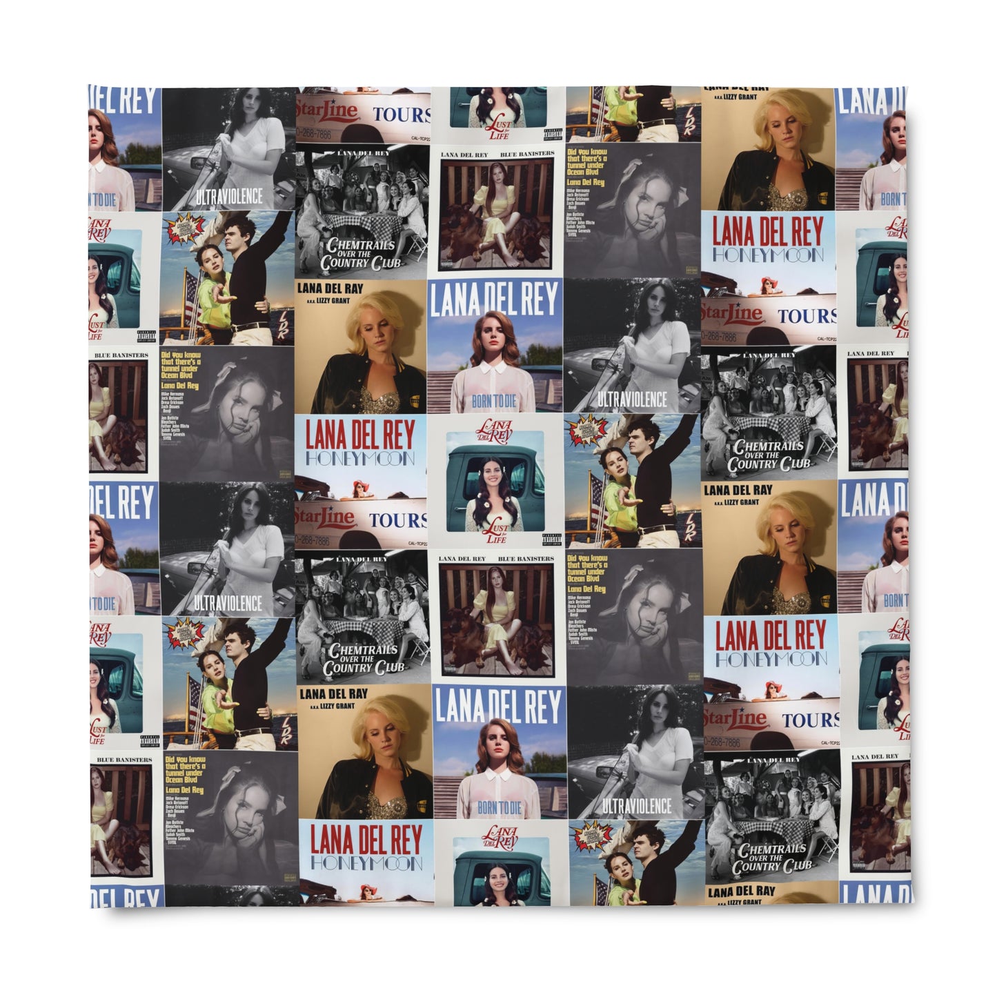 Lana Del Rey Album Cover Collage Duvet Cover