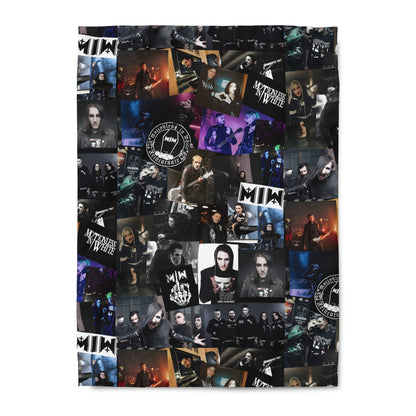 Motionless In White Photo Collage Duvet Cover