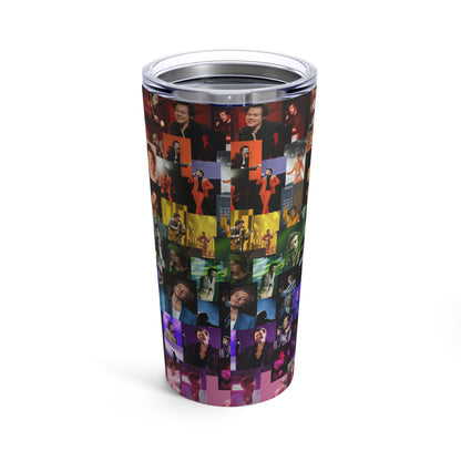 Harry Styles Rainbow Photo Collage Tumbler