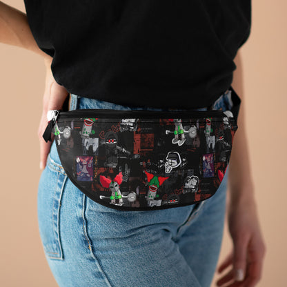Madness Combat Dark Aesthetic Collage Fanny Pack