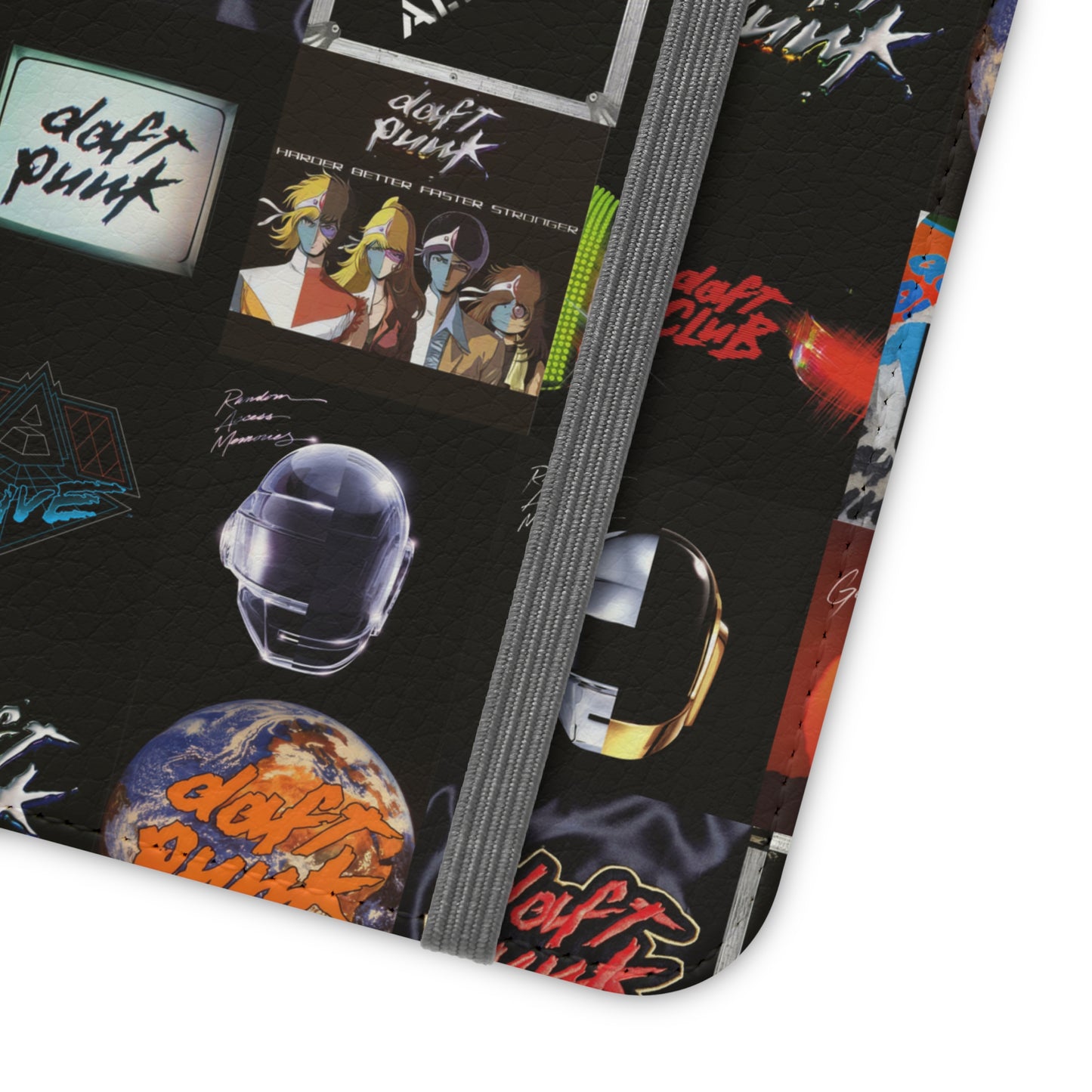 Daft Punk Album Cover Art Collage Phone Flip Case