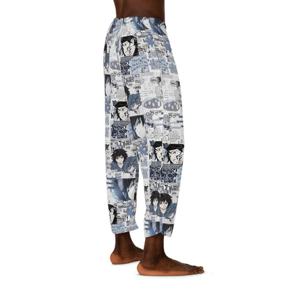 Demon Slayer Giyu Aesthetic Collage Men's Pajama Pants