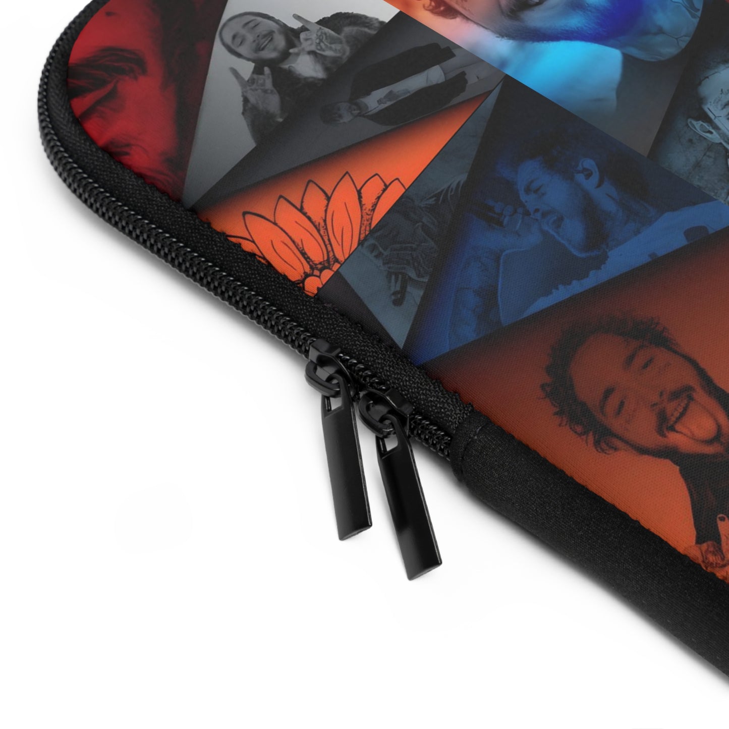 Post Malone Crystal Portaits Collage Laptop Sleeve