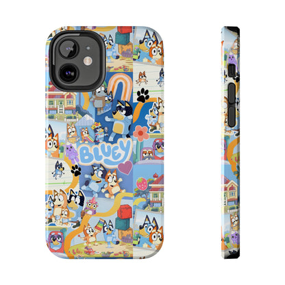 Bluey Playtime Collage Tough Phone Cases