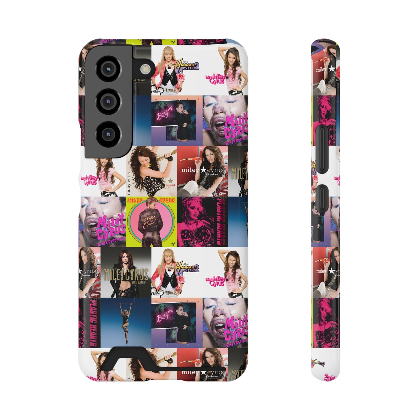 Miley Cyrus Album Cover Collage Phone Case With Card Holder