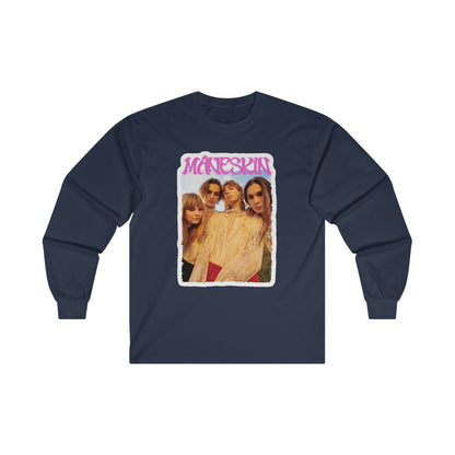 Måneskin Group Photo Ultra Cotton Long Sleeve Tee Shirt