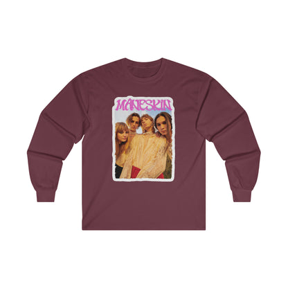 Måneskin Group Photo Ultra Cotton Long Sleeve Tee Shirt