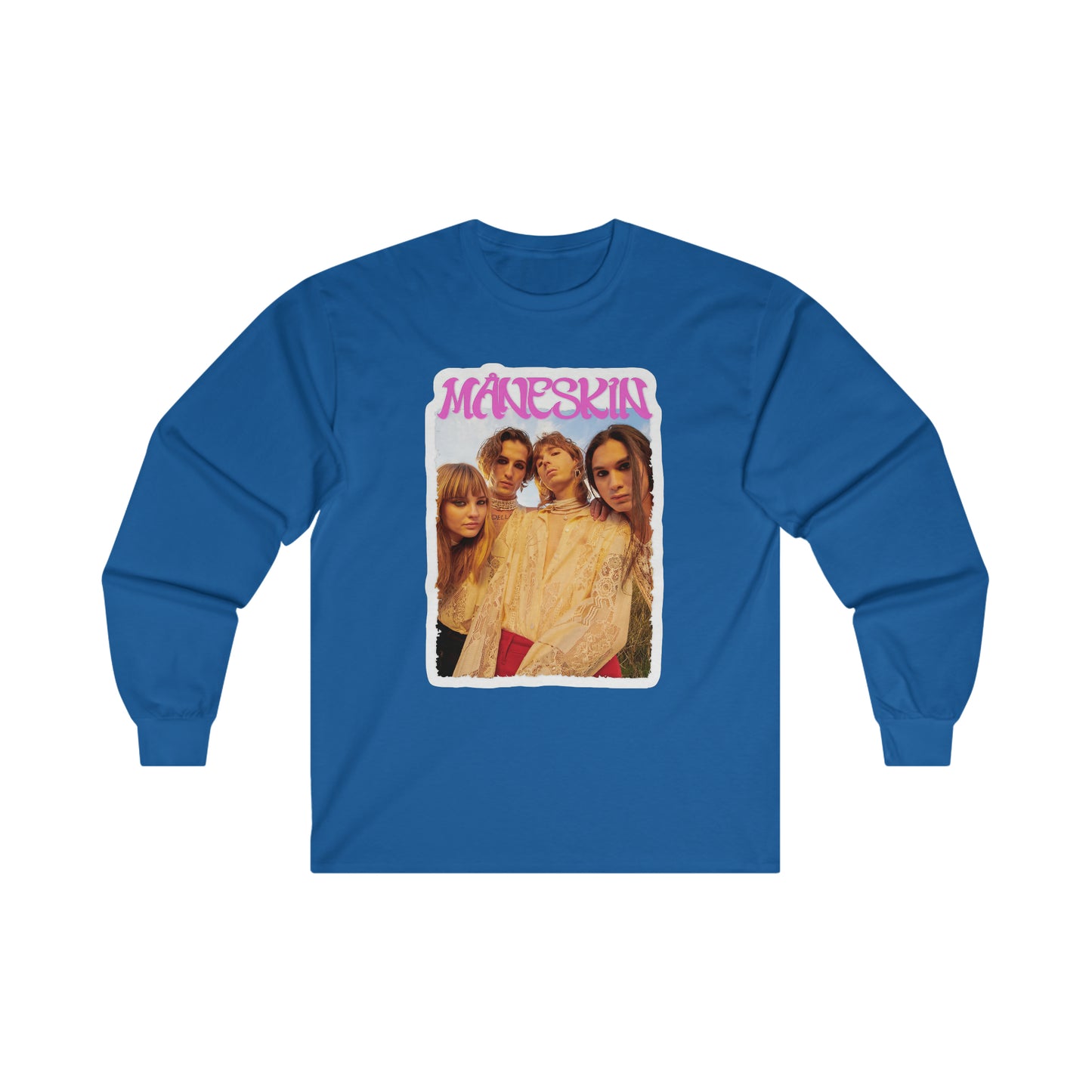 Måneskin Group Photo Ultra Cotton Long Sleeve Tee Shirt