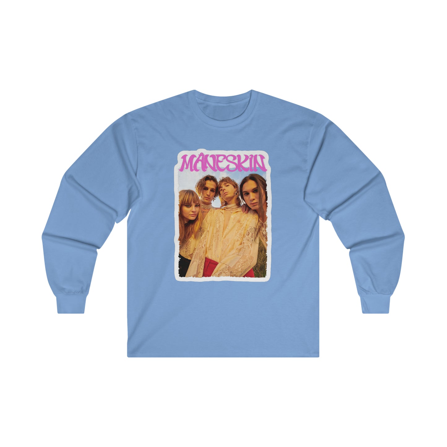 Måneskin Group Photo Ultra Cotton Long Sleeve Tee Shirt