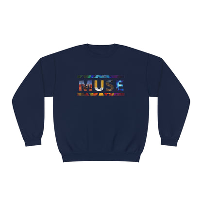 Muse Album Art Letters Unisex NuBlend Crewneck Sweatshirt