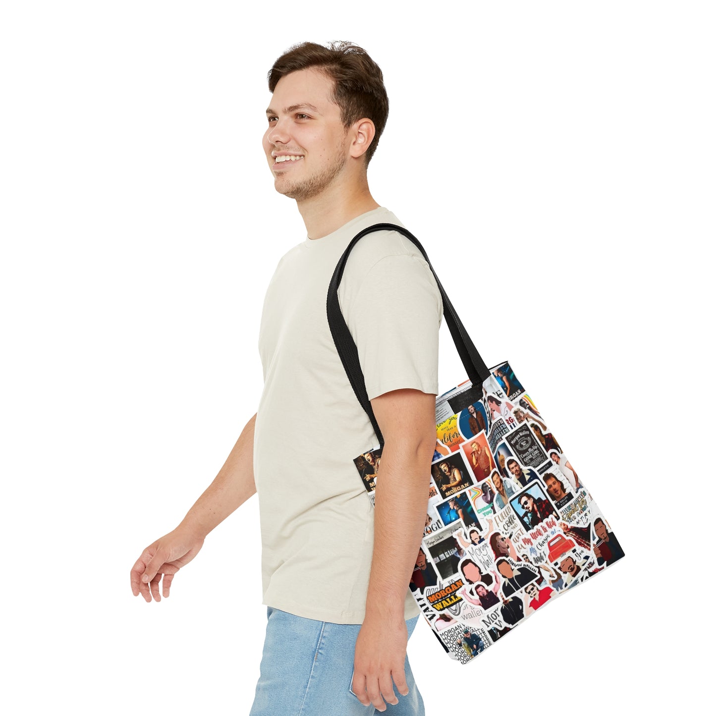 Morgan Wallen Sticker Collage Tote Bag