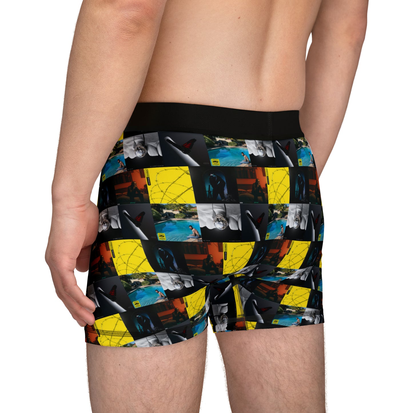 Post Malone Album Art Collage Men's Boxers