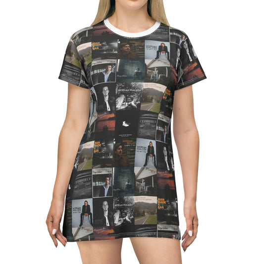 Morgan Wallen Album Cover Collage T-Shirt Dress