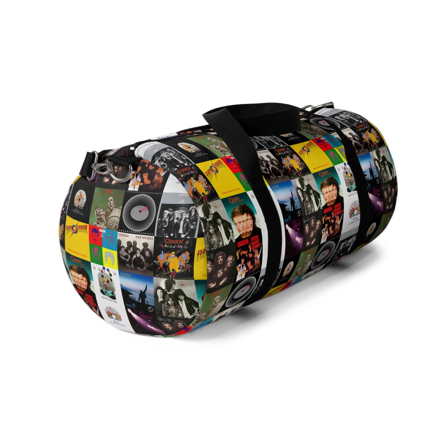 Queen Album Cover Collage Duffel Bag