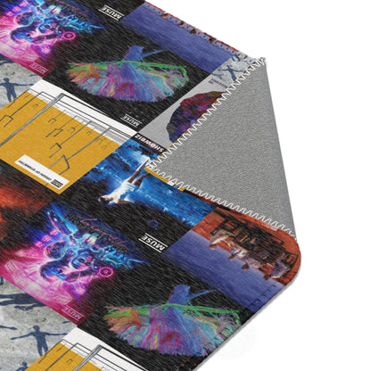 Muse Album Cover Collage Area Rugs