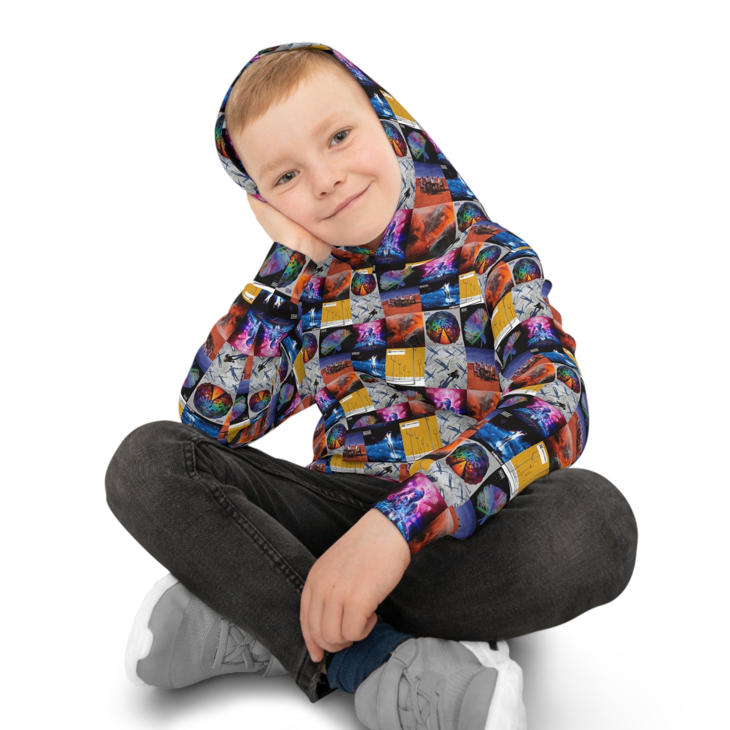 Muse Album Cover Collage Kid's Hoodie