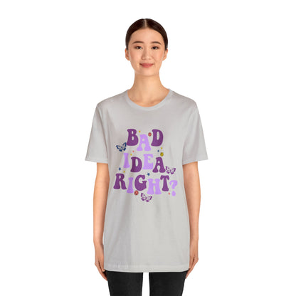 Olivia Rodrigo Bad Idea Right? Unisex Jersey Short Sleeve Tee Shirt