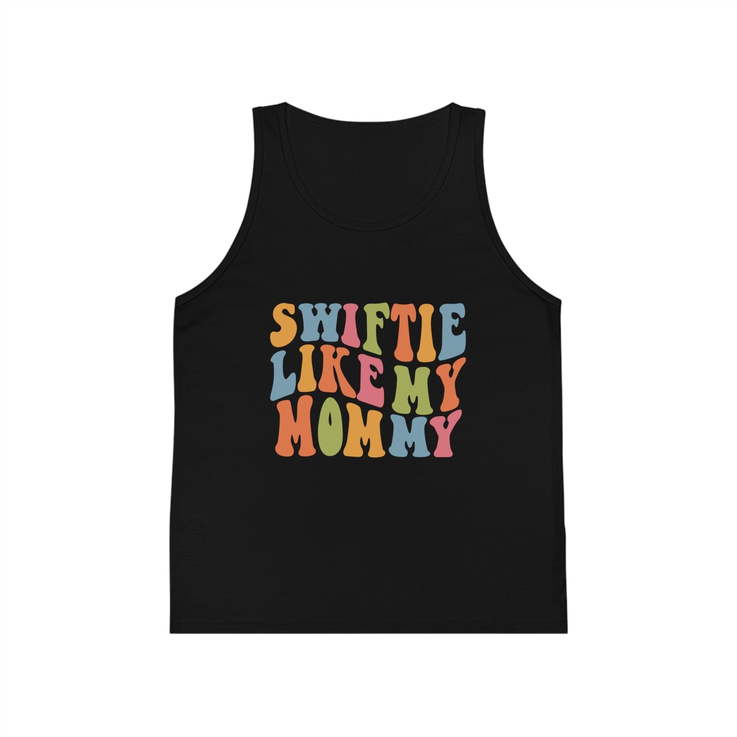 Taylor Swift Swiftie Like My Mommy Kid's Jersey Tank Top