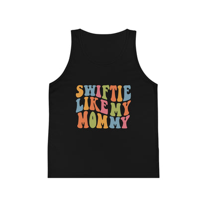 Taylor Swift Swiftie Like My Mommy Kid's Jersey Tank Top