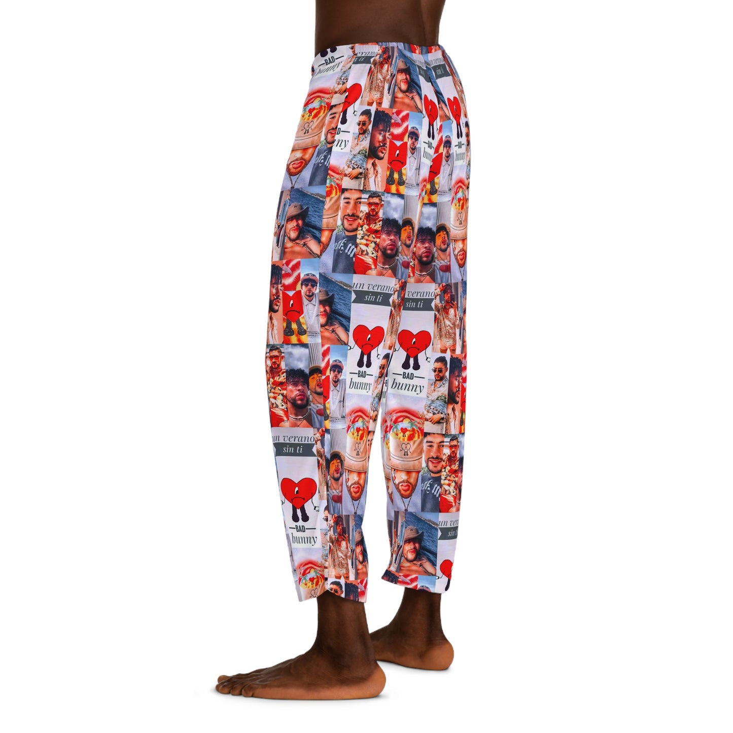 Bad Bunny Un Verano Sin Ti Photo Collage Men's Pajama Pants