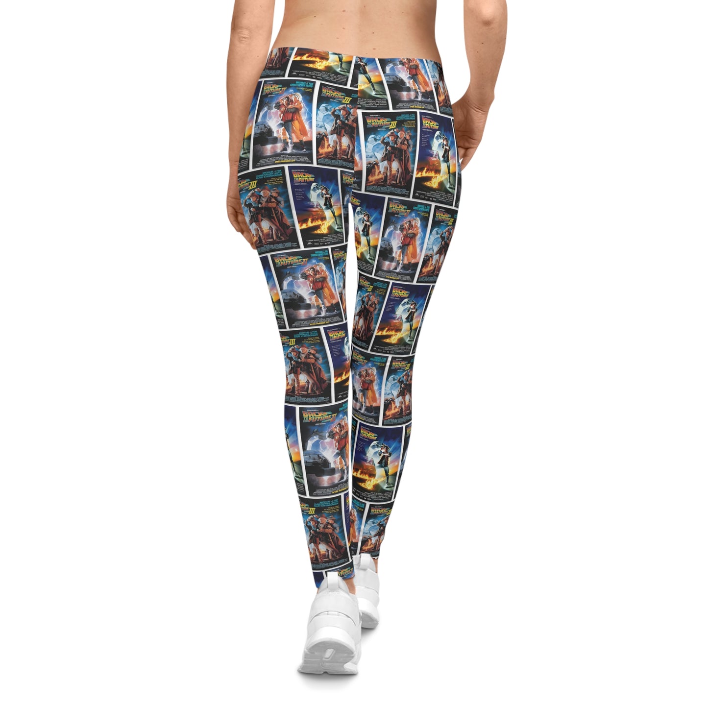 Back To The Future Movie Posters Collage Women's Casual Leggings