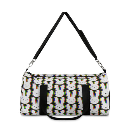 Bad Bunny Logo Pattern Duffel Bag