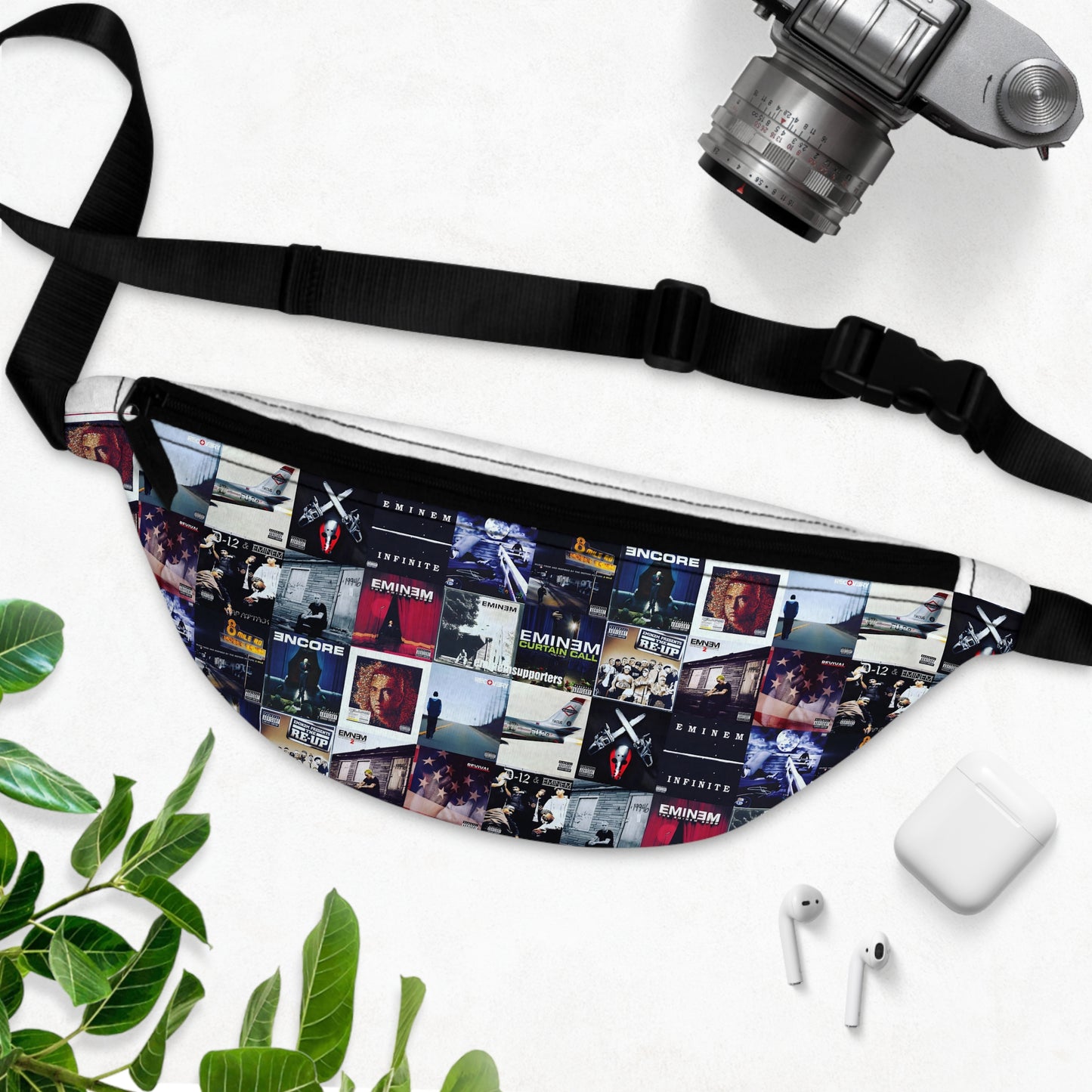 Eminem Album Art Cover Collage Fanny Pack