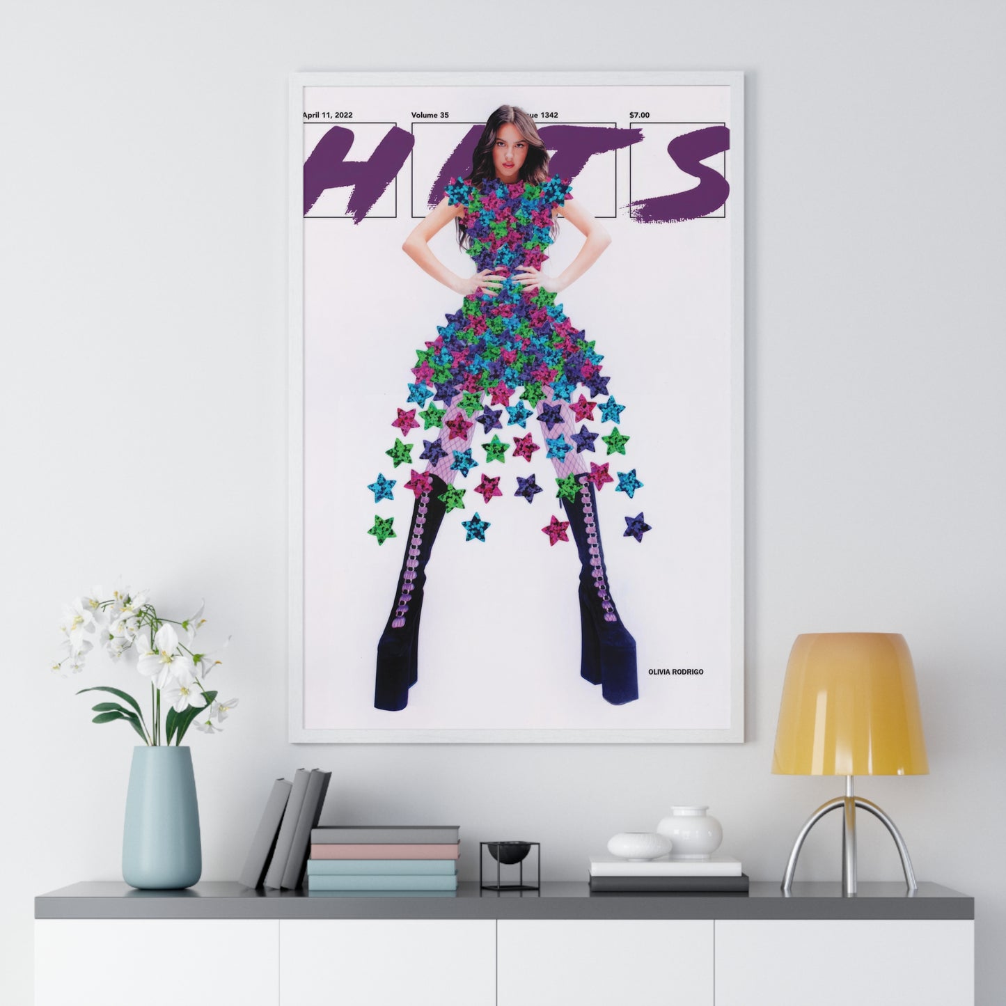 Olivia Rodrigo Hits Magazine Cover Framed Print