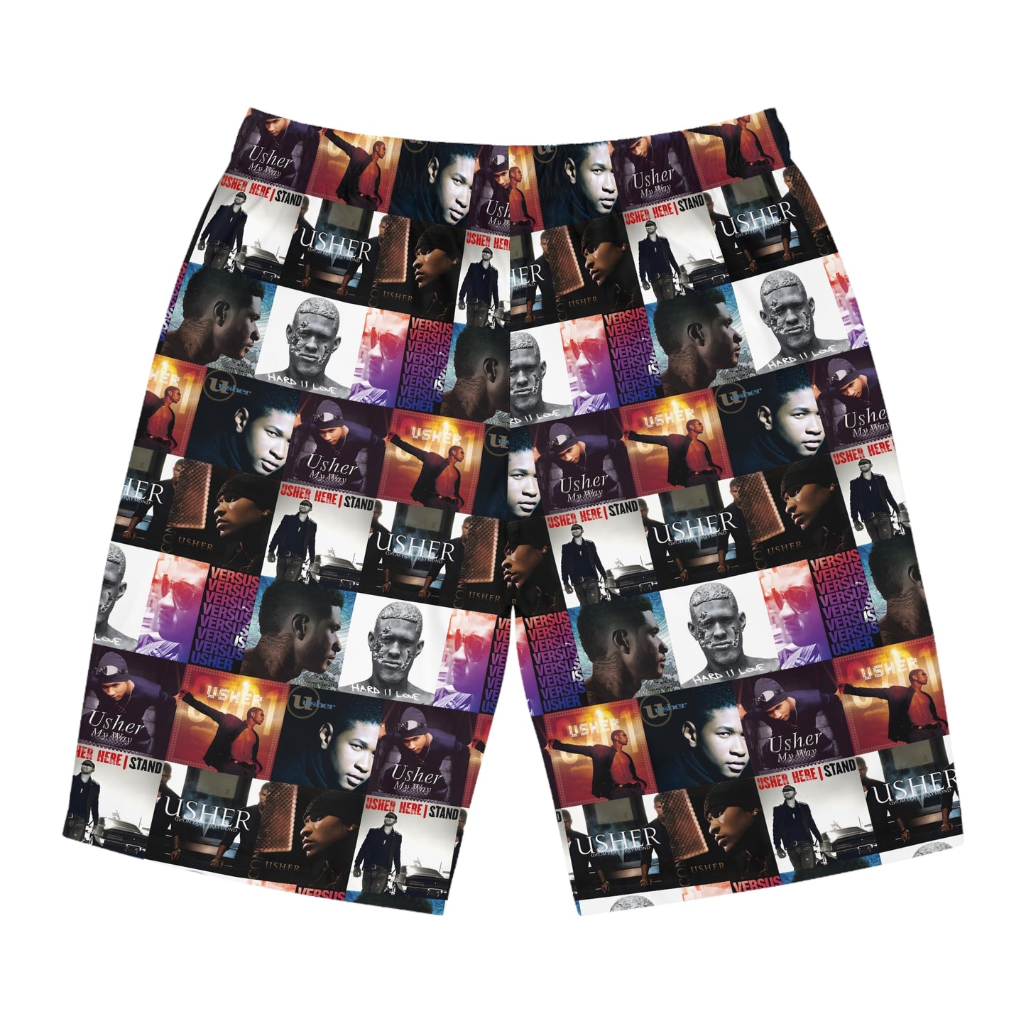Usher Album Cover Art Mosaic Men's Board Shorts