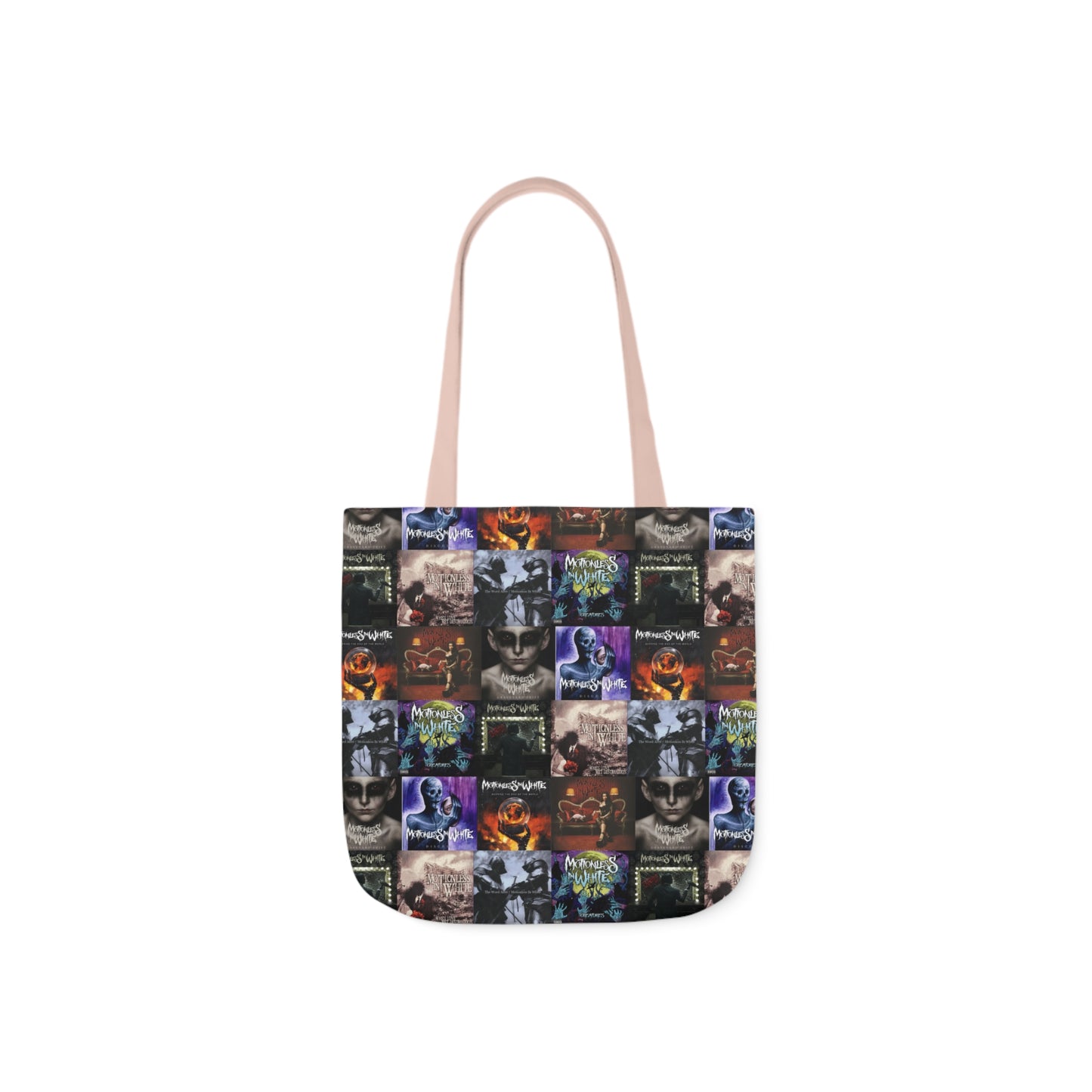 Motionless In White Album Cover Collage Polyester Canvas Tote Bag