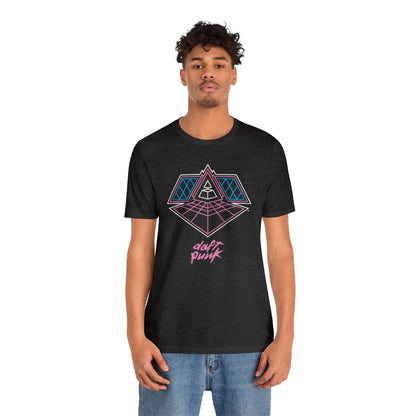 Daft Punk Alive 2007 Logo Unisex Jersey Short Sleeve Tee Shirt