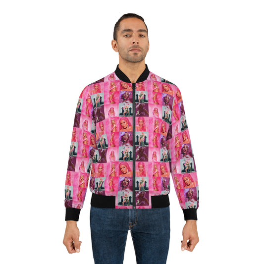 Doja Cat Hot Pink Mosaic Men's Bomber Jacket