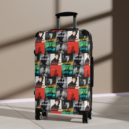 Justin Bieber Album Cover Collage Suitcase