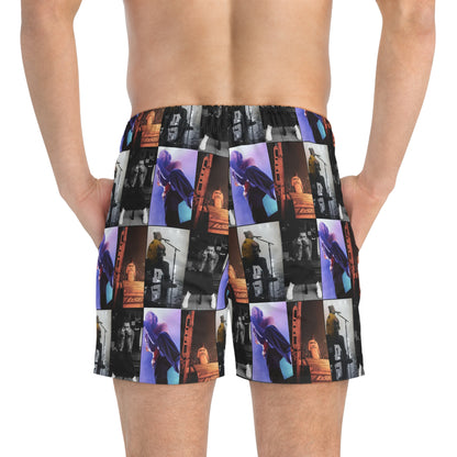 Post Malone On Tour Collage Men's Swim Trunks