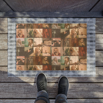 Sabrina Carpenter Album Cover Collage Doormat