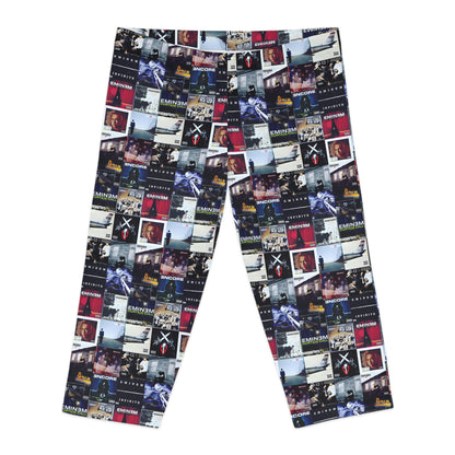 Eminem Album Art Cover Collage Women's Capri Leggings