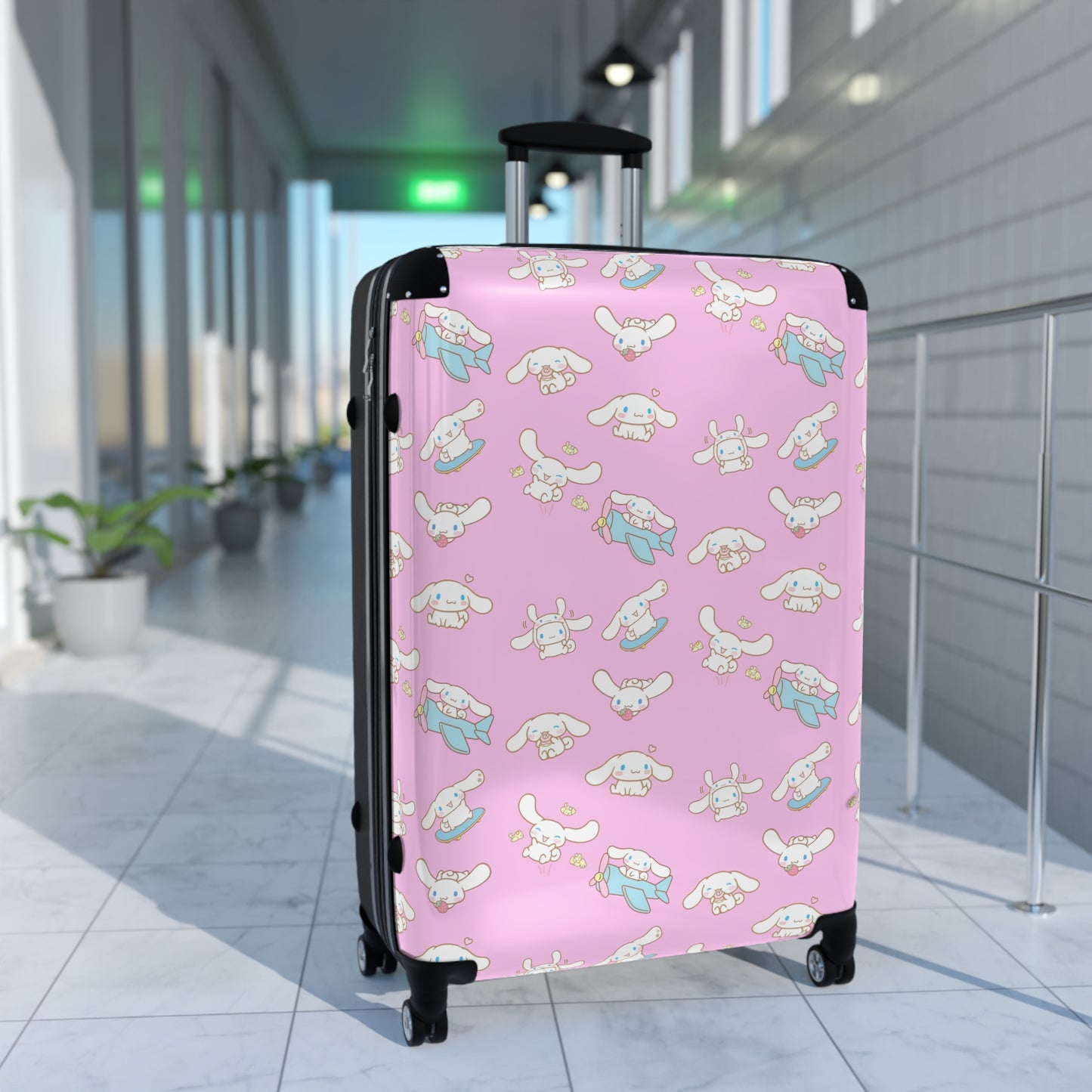 Cinnamoroll Playing Around Pattern Suitcase