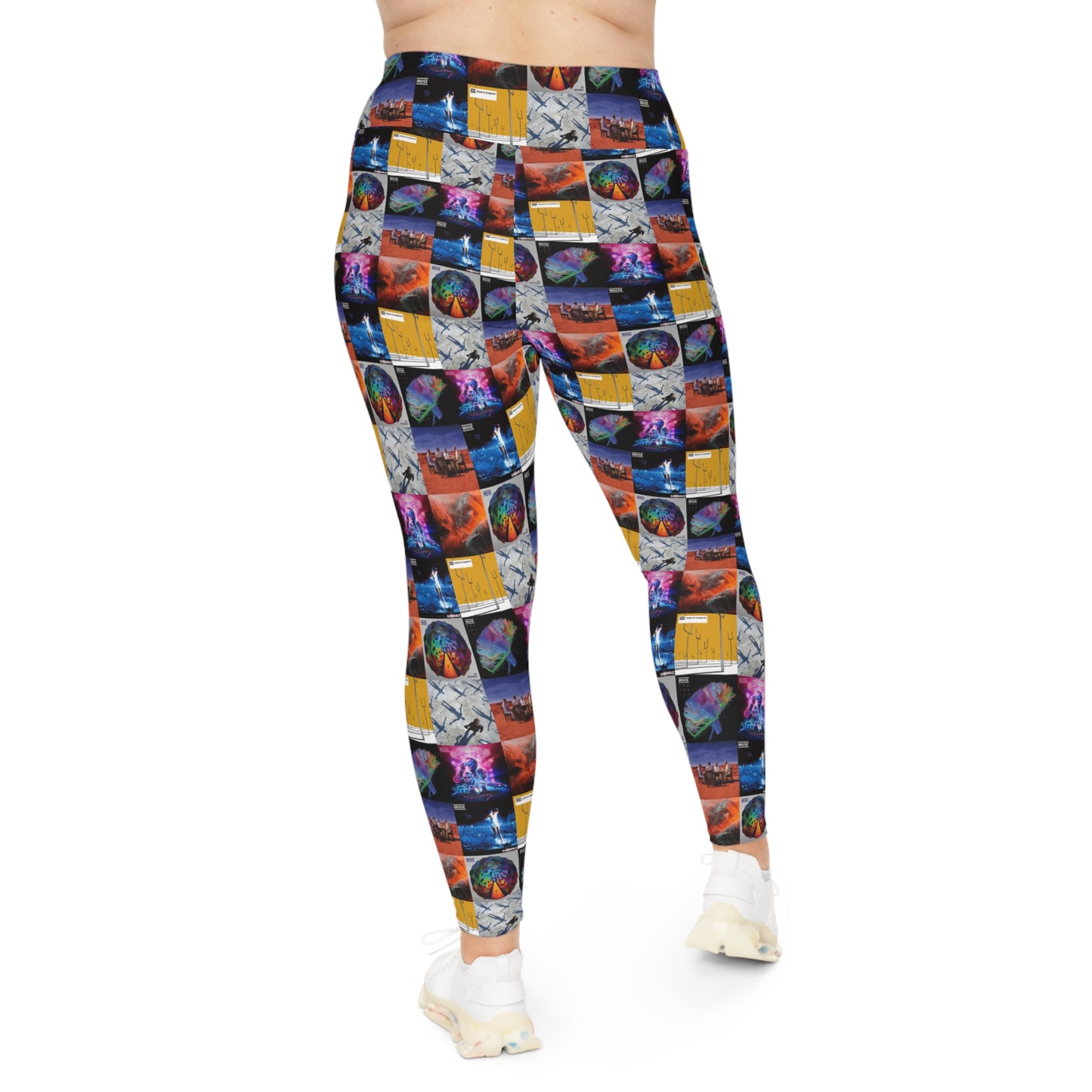 Muse Album Cover Collage Plus Size Leggings