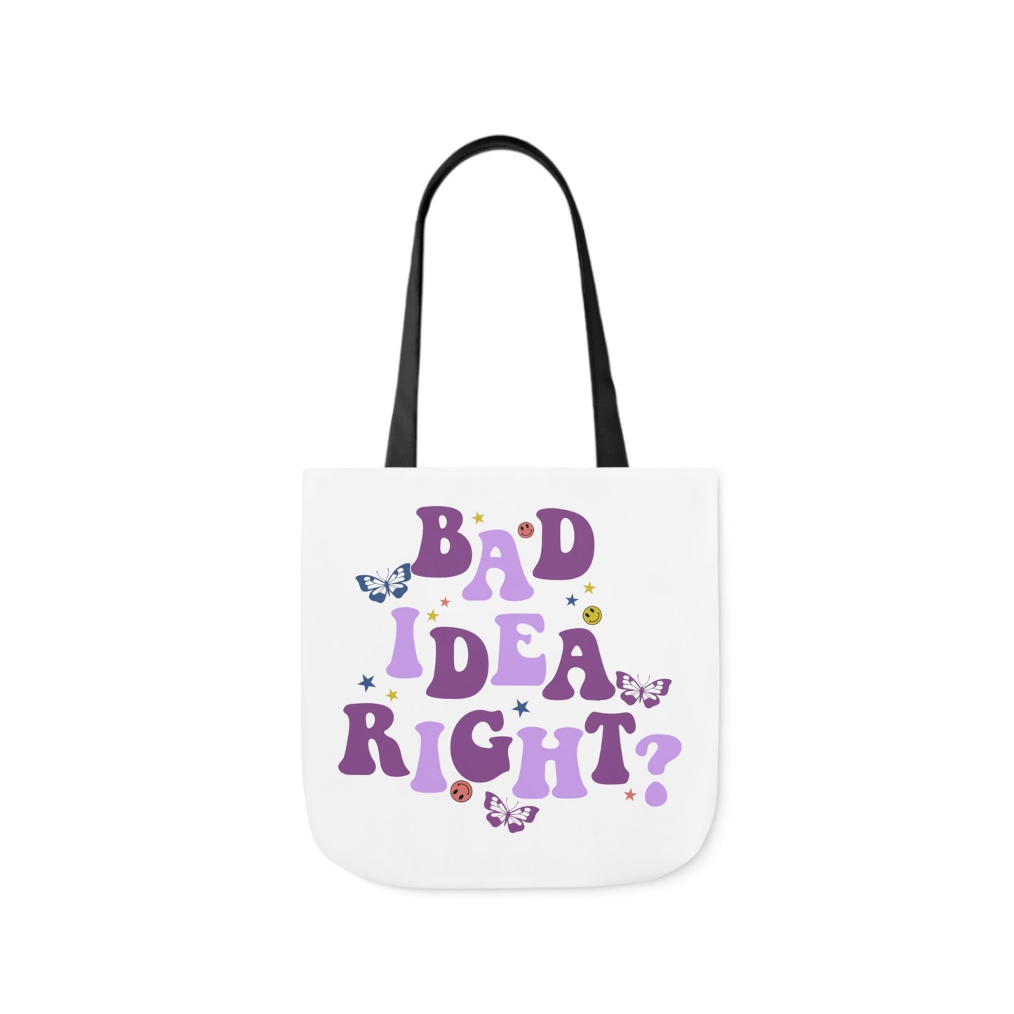 Olivia Rodrigo Bad Idea Right? Polyester Canvas Tote Bag