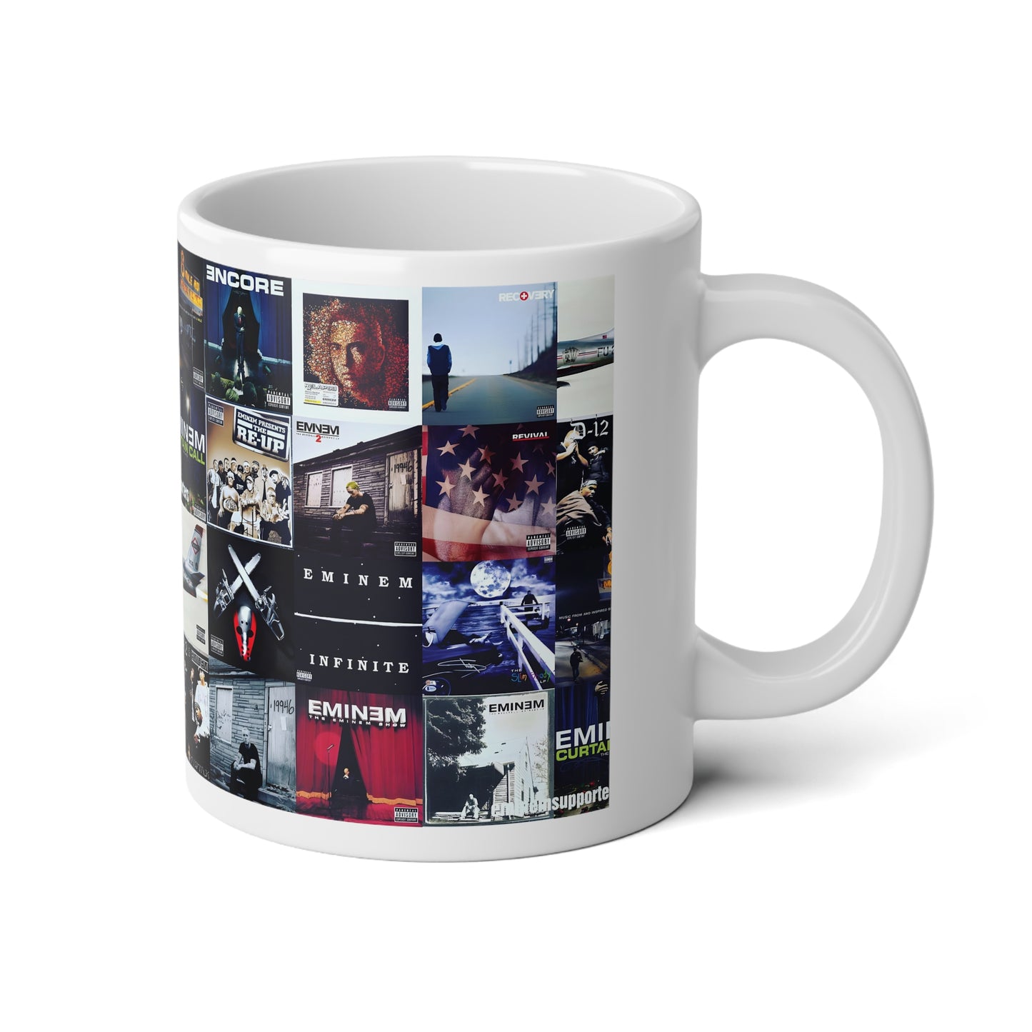 Eminem Album Art Cover Collage Jumbo Mug, 20oz