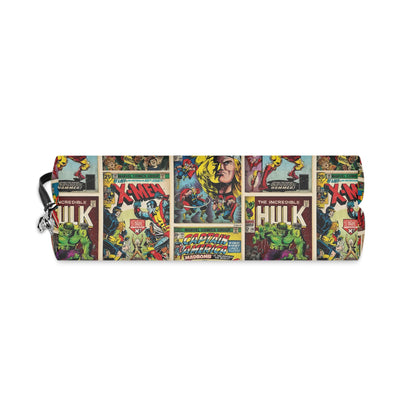 Marvel Comic Book Cover Collage Makeup Bag