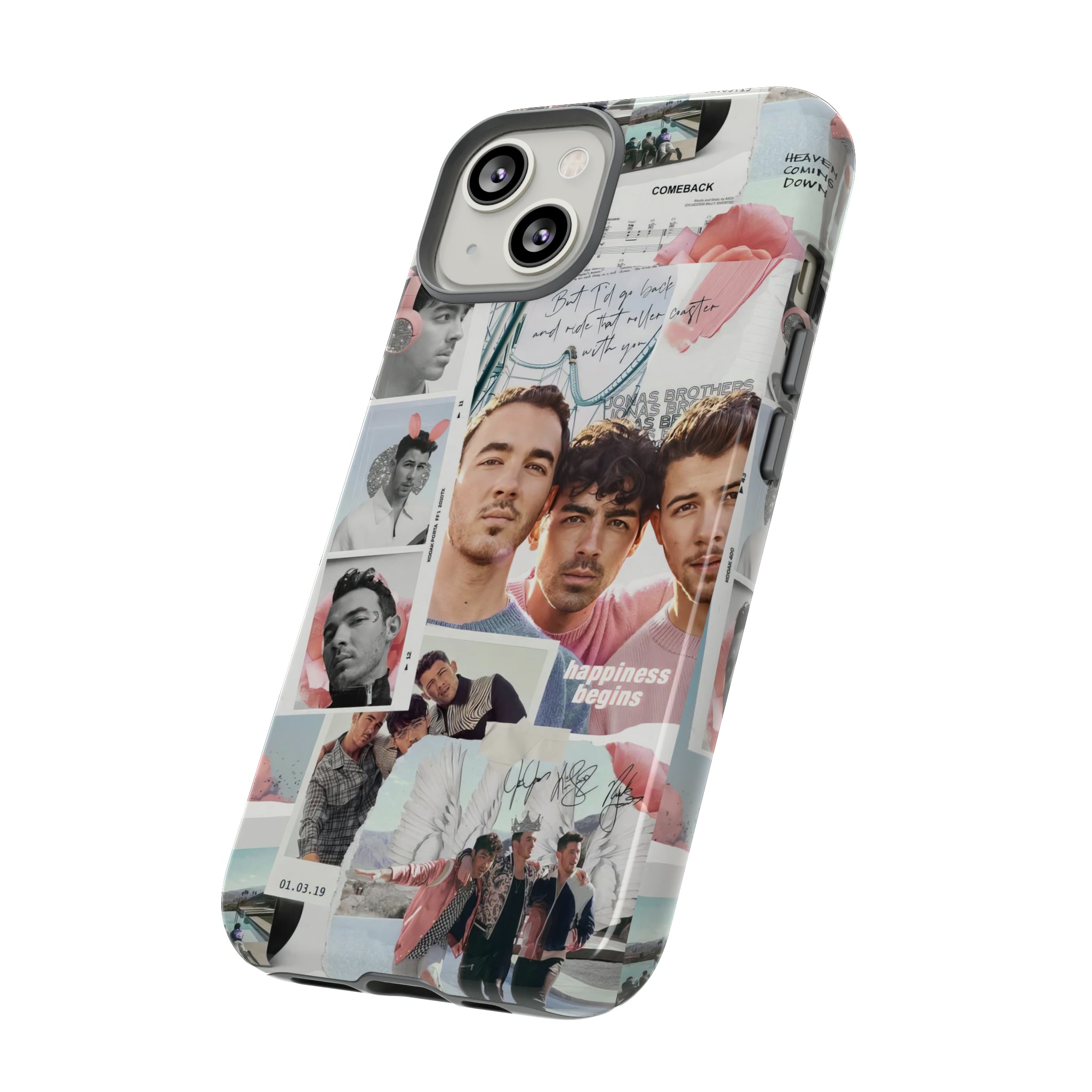 Jonas Brothers Happiness Begins Collage Tough Phone Case Fandom